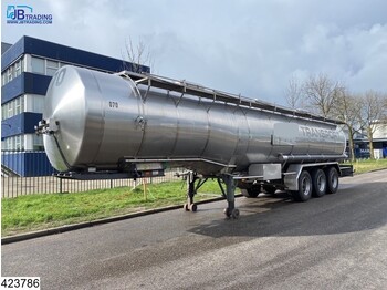 Tanker semi-trailer Burg Chemie 37500 Liter, Steel suspension: picture 1