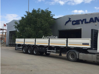 CEYLAN 3 AXLES FLATBED&PLATFORM WITH SIDE COVER - Dropside/ Flatbed semi-trailer: picture 5