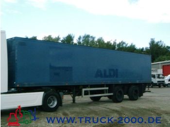 ACKERMANN 3 x Vorhanden 2 Achs Koffer + LBW Dautel 2t. - Closed box semi-trailer