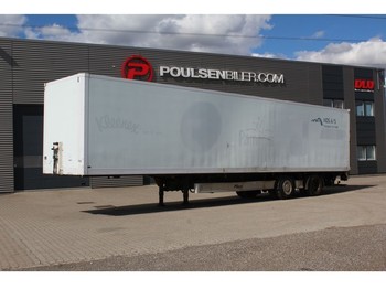 Closed box semi-trailer Fliegl 13,6 meter 2-axle city box