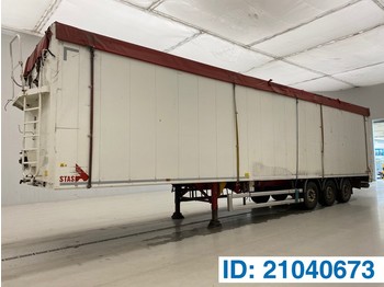 Closed box semi-trailer Stas 95 cub Walking floor