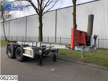 Container transporter/ swap body semi-trailer ASCA Container electric / Hydraulic Tipper System, Container chassis, 20 FT, Steel suspension