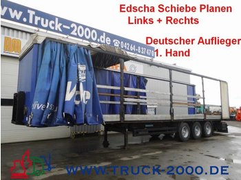 Curtainsider semi-trailer Kögel SN 24 Maxx 3 Achs Edschaschiebeplane L+R+Dach
