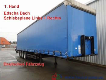 Curtainsider semi-trailer Kögel SN 24 Schiebeplane Edschaverdeck *XL-Zertifikat