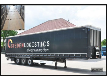 Curtainsider semi-trailer Krone 7 x SD Tautliner, Liftachse, viele Steckrungenta