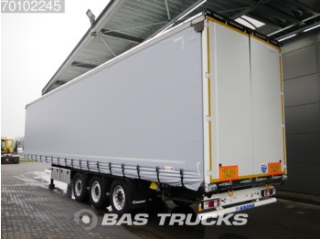 Curtainsider semi-trailer Krone SD Liftachse Hubdach Bordwande
