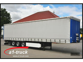 Curtainsider semi-trailer Krone SD Tautliner,Liftachse,Steckrungen, TÜV 04/2020