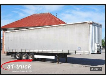 Curtainsider semi-trailer Krone Tautliner, Code XL, Liftachse, Scheibenbremsen