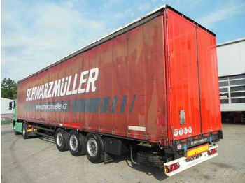 Curtainsider semi-trailer Schwarzmüller SPA 3/E, HUBDACH, LIFTACHSE