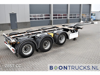 Container transporter/ Swap body semi-trailer D-Tec FLEXITRAILER | 2x20-30-40-45ft HC * 3x EXTENDABLE * NL TRAILER: picture 1