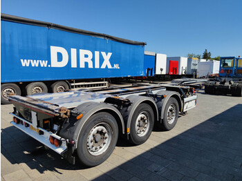 Container transporter/ Swap body semi-trailer D-Tec FLEXITRAILER VCC-01 Multi - 5026KG - 20FT Tank - RVS DripTray - 3x Extendable (O1510): picture 1