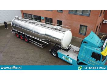 Tanker semi-trailer Dijkstra 3-ass. Geïsoleerde RVS tank oplegger / Chemie / ADR / 1 Compartiment: picture 1