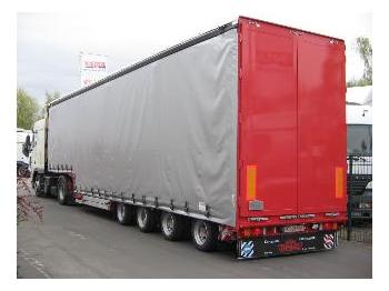Low loader semi-trailer for transportation of heavy machinery Dinkel 4-Achs-MEGA-Satteltieflader: picture 1