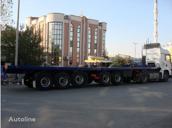 DONAT Extendable Flatbed Heavy Duty - Dropside/ Flatbed semi-trailer