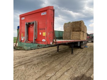 Dropside/ flatbed semi-trailer HRD Sættevogns trailer