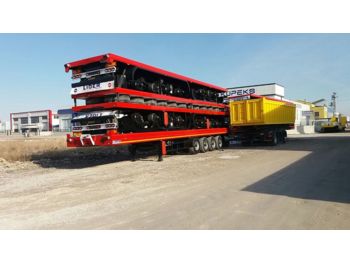 LIDER 2017 MODEL تيادر سطحات مقطورات مسطحة مواصفات اوربية موديلnew d - Dropside/ Flatbed semi-trailer