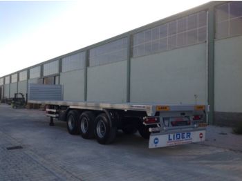 LIDER 2017 YEAR NEW MODELS containeer flatbes semi TRAILER FOR SALE (M - Dropside/ Flatbed semi-trailer