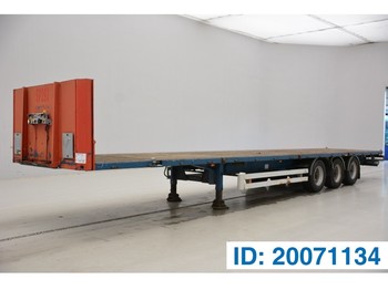 Dropside/ flatbed semi-trailer Van Hool Plateau 40 ft