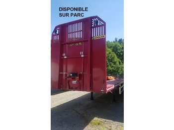 Dropside/ flatbed semi-trailer ZASLAW PORTE BOIS