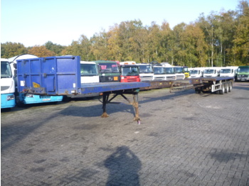 Dropside/ Flatbed semi-trailer Faymonville 3-axle platform trailer 51 t / extendable 23 m: picture 1