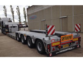 Low loader semi-trailer Faymonville Tiefbett / ausziehbar: picture 1