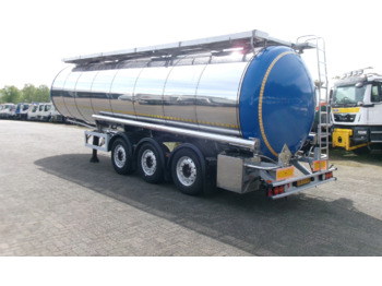 Feldbinder Chemical (non ADR) tank inox 34 m3 / 1 comp - Tanker semi-trailer: picture 3