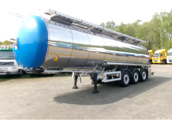 Feldbinder Chemical (non ADR) tank inox 34 m3 / 1 comp - Tanker semi-trailer: picture 1