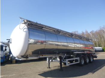 Tanker semi-trailer for transportation of chemicals Feldbinder Chemical tank inox 37.5 m3 / 1 comp / ADR 08-2020: picture 1