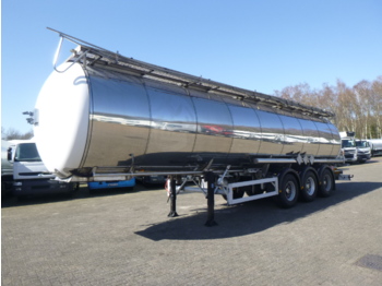 Tanker semi-trailer for transportation of chemicals Feldbinder Chemical tank inox 37.5 m3 / 1 comp / ADR 08-2020: picture 1