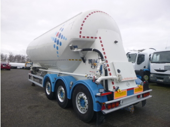 Tanker semi-trailer for transportation of flour Feldbinder Powder tank alu 36 m3 / 1 comp: picture 3