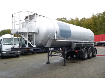 Tanker semi-trailer for transportation of food Feldbinder Powder tank alu 38 m3 (tipping): picture 1