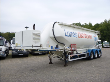 Tanker semi-trailer for transportation of flour Feldbinder Powder tank alu 43 m3 + compressor: picture 1