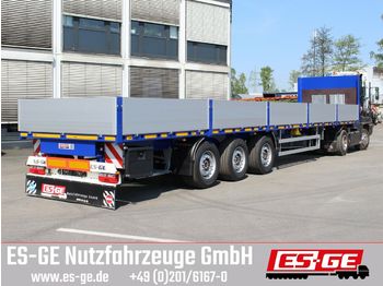 Flatbed semi-trailer ES-GE 3-Achs-Sattelanhänger - Bordwände - CV
