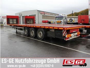 Flatbed semi-trailer ES-GE 3-Achs-Sattelanhänger, Containerverriegelungen