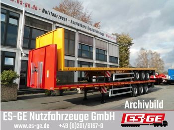 Flatbed semi-trailer ES-GE 3-Achs-Sattelanhänger - Rungen