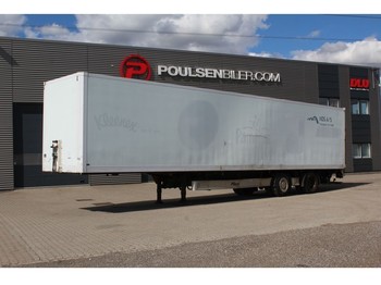 Closed box semi-trailer Fliegl 13,6 meter 2-axle city box: picture 1
