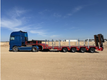 New Low loader semi-trailer GVN Trailer IN STOCK! 4 AXLE EXTENDED LOWBED: picture 2