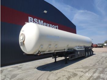 Tanker semi-trailer for transportation of gas INTERCONSULT + pump: picture 1