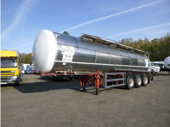 Tanker semi-trailer for transportation of food Indox Food tank inox 32.6 m3 / 1 comp: picture 1