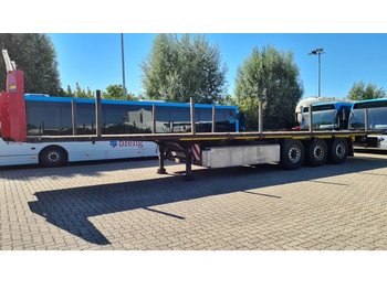 Semi-trailer KRONE 3-Achs Plateau / Rungen Auflieger
