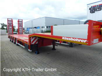 New Low loader semi-trailer for transportation of heavy machinery Kässbohrer Tieflader-Lowbed SLA 4 Extandable: picture 1