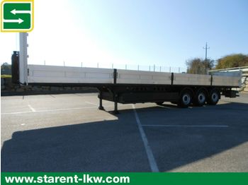 Dropside/ Flatbed semi-trailer Kögel Baustofftrailer, SAF Achsen, Palettenkasten: picture 1