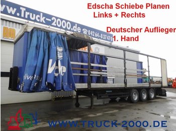 Curtainsider semi-trailer Kögel SN 24 Maxx 3 Achs Edschaschiebeplane L+R+Dach: picture 1