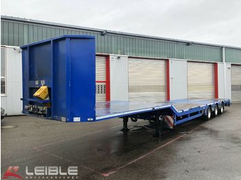 Dropside/ Flatbed semi-trailer Kromhout TSR Tieflader-Lenkachse - Ladehöhe 75cm: picture 1