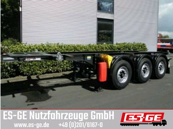 Container transporter/ Swap body semi-trailer Krone 3-Achs-Containerchassis 20 ft: picture 1