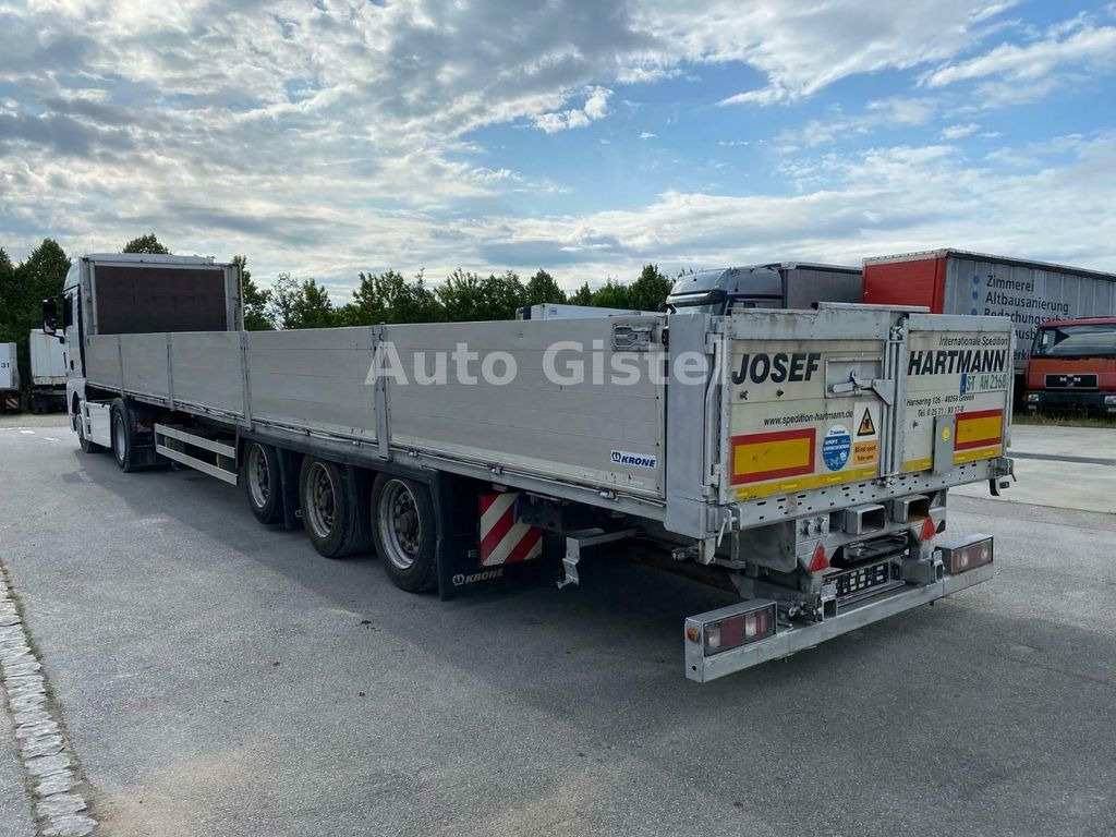 Dropside/ Flatbed semi-trailer Krone Baustoff Staplerhalt  455/40R22,5: picture 3