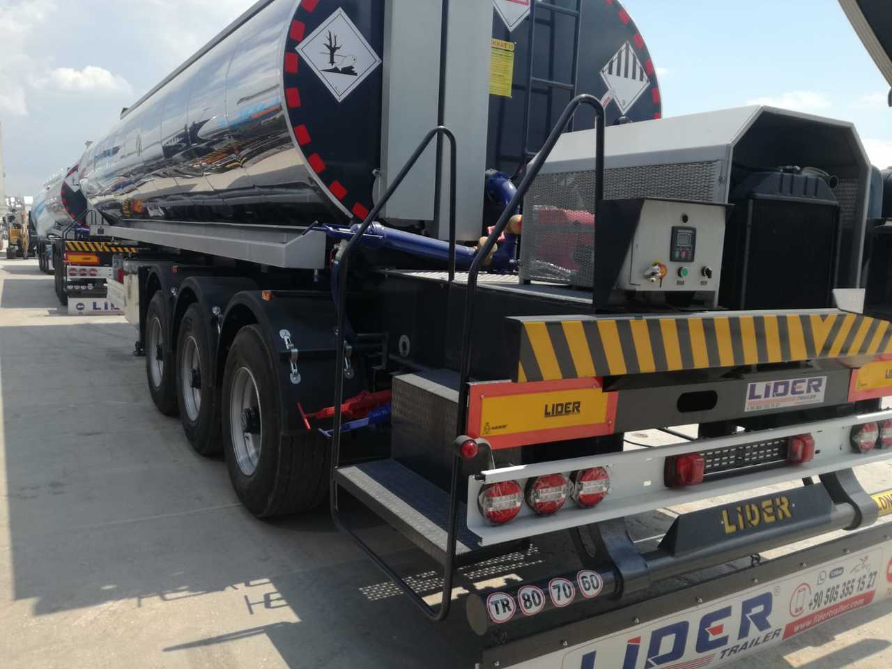 New Tanker semi-trailer for transportation of bitumen LIDER 2024 MODELS NEW LIDER TRAILER MANUFACTURER COMPANY: picture 9