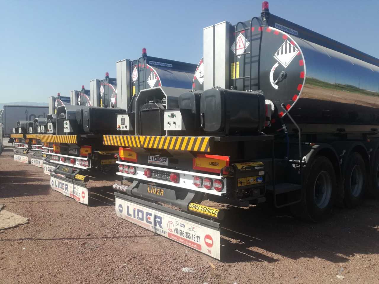 New Tanker semi-trailer for transportation of bitumen LIDER 2024 MODELS NEW LIDER TRAILER MANUFACTURER COMPANY: picture 7