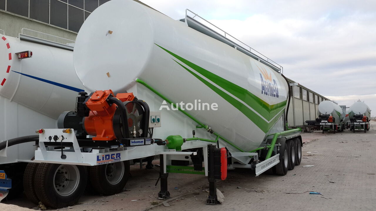 New Tanker semi-trailer for transportation of cement LIDER 2024 NEW 80 TONS CAPACITY FROM MANUFACTURER READY IN STOCK: picture 10