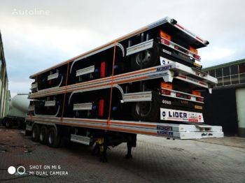 New Container transporter/ Swap body semi-trailer for transportation of containers LIDER NEW 2022 MODELS YEAR (MANUFACTURER COMPANY LIDER TRAILER [ Copy ]: picture 1